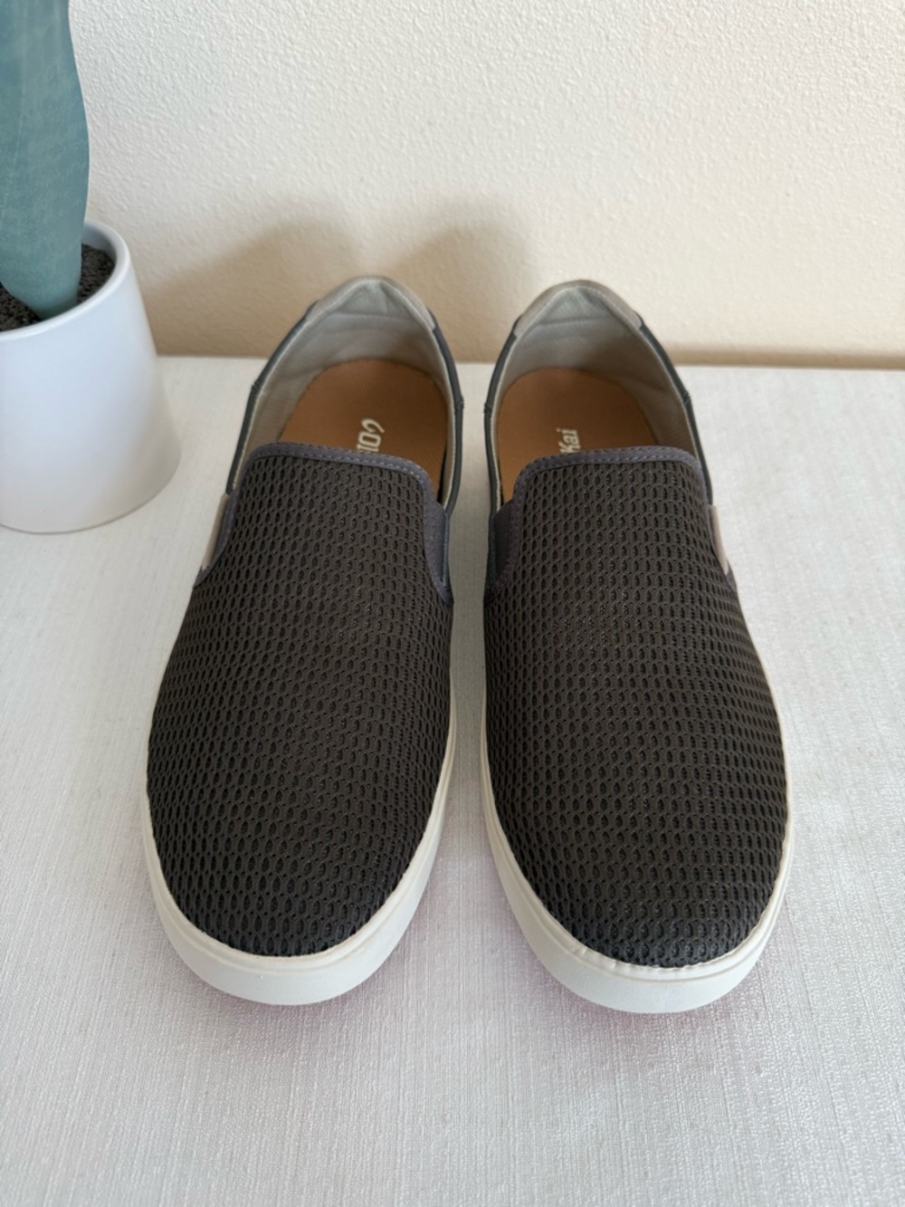 Olukai Lae’Ahi Men's Slip-On Mesh Casual Shoes - Charcoal - Picture 2 of 14